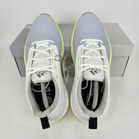 New adidas Solarmotion 'White Pulse Lime' Men's Spikeless Golf Shoes Size 10.5 - Picture 5 of 8